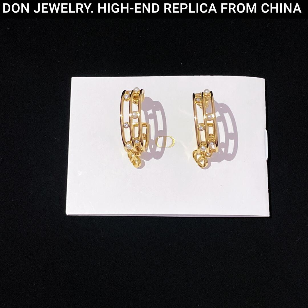 DIOR D-Backstage earrings