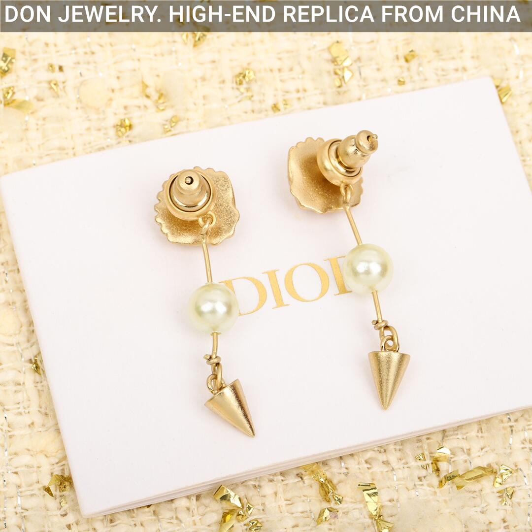 DIOR TETE DE MORT earrings