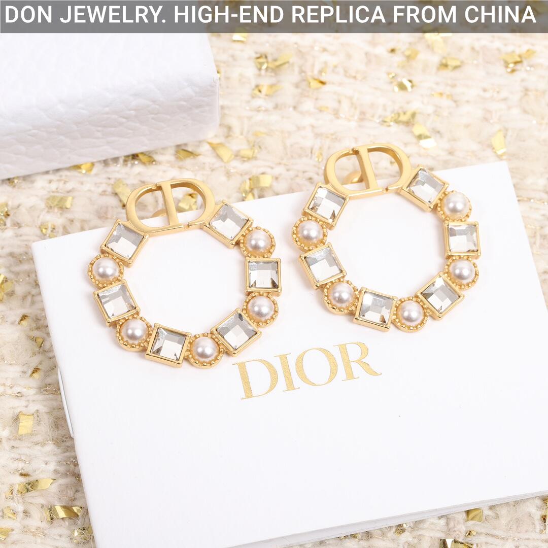 DIOR Petit CD earrings