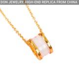 BVLGARI B.zero1 necklace (ceramic, yellow gold)