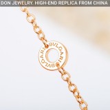 BVLGARI B.zero1 necklace (ceramic, rose gold)