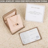 BVLGARI B.zero1 necklace (ceramic, rose gold, cubic zirconia)