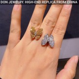 Van Cleef & Arpels Two Butterfly Between the Finger ring