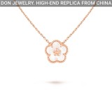 Van Cleef & Arpels Lucky Spring necklace, plum blossom