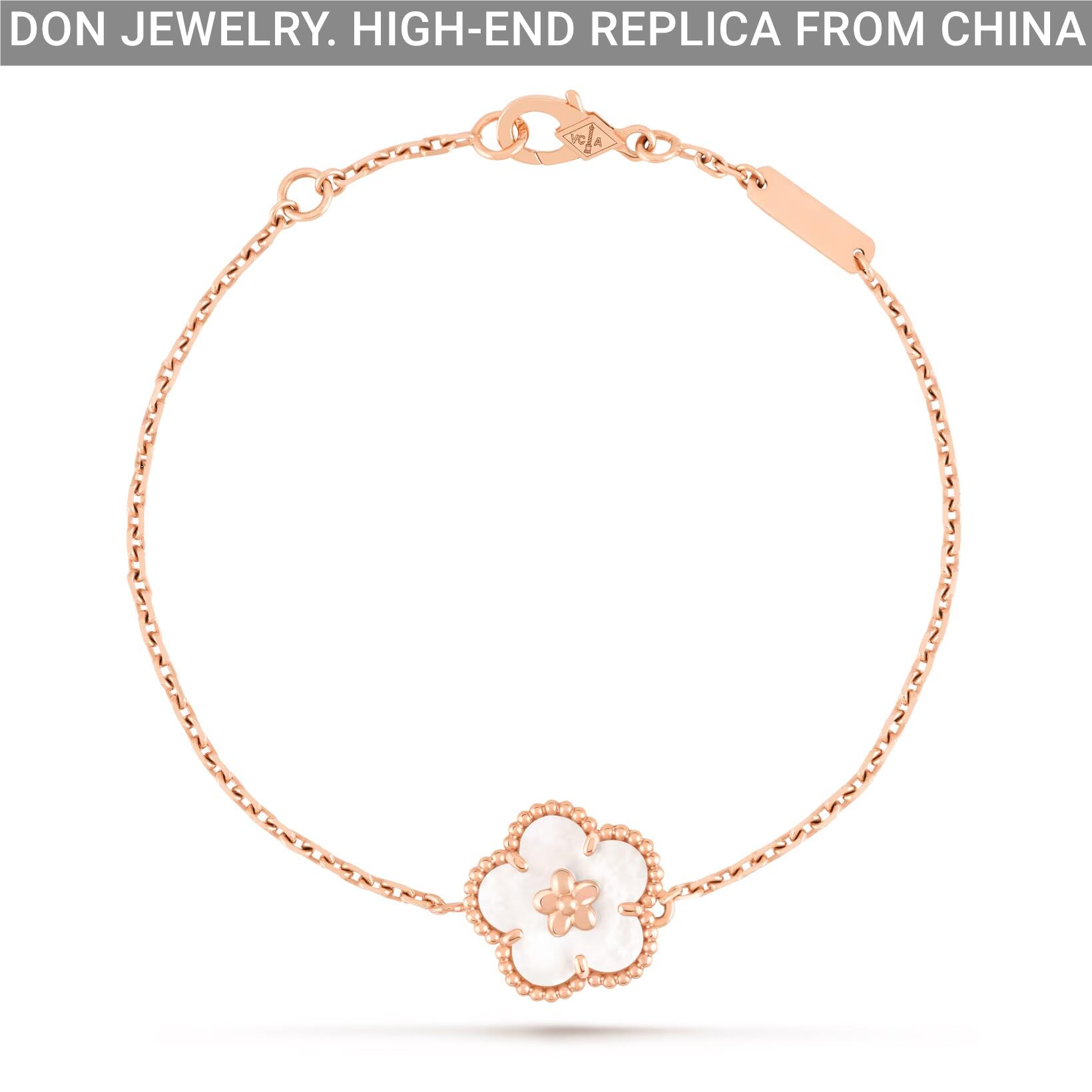 Van Cleef & Arpels Lucky Spring bracelet, plum blossom