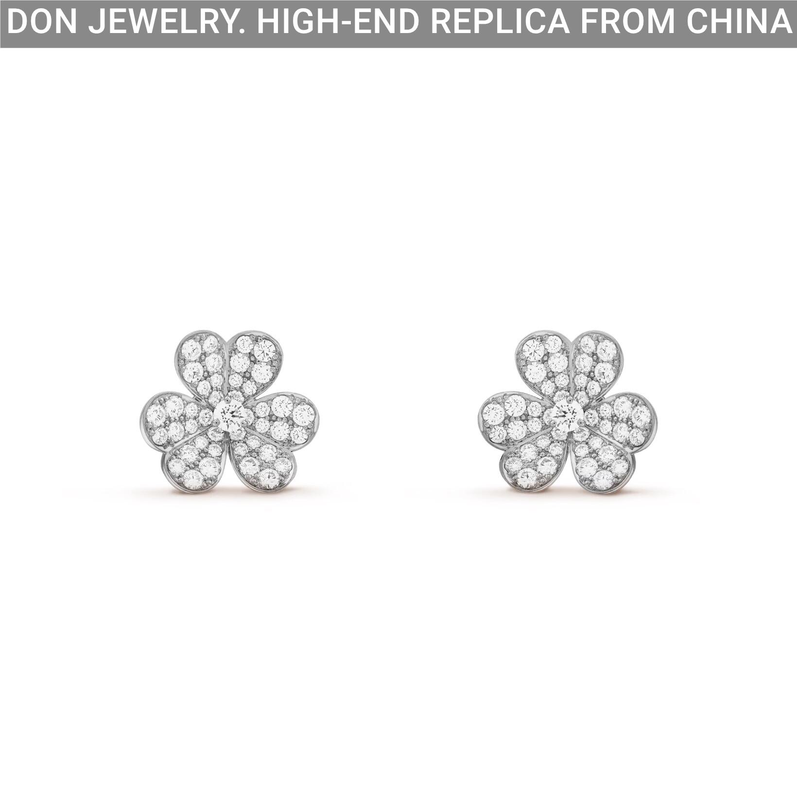 Van Cleef & Arpels Frivole earrings, small model