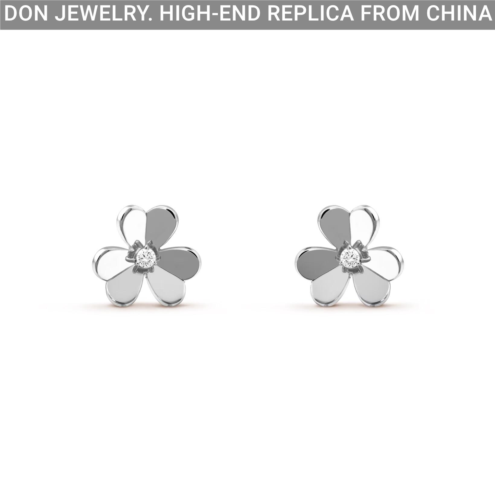 Van Cleef & Arpels Frivole earrings, small model