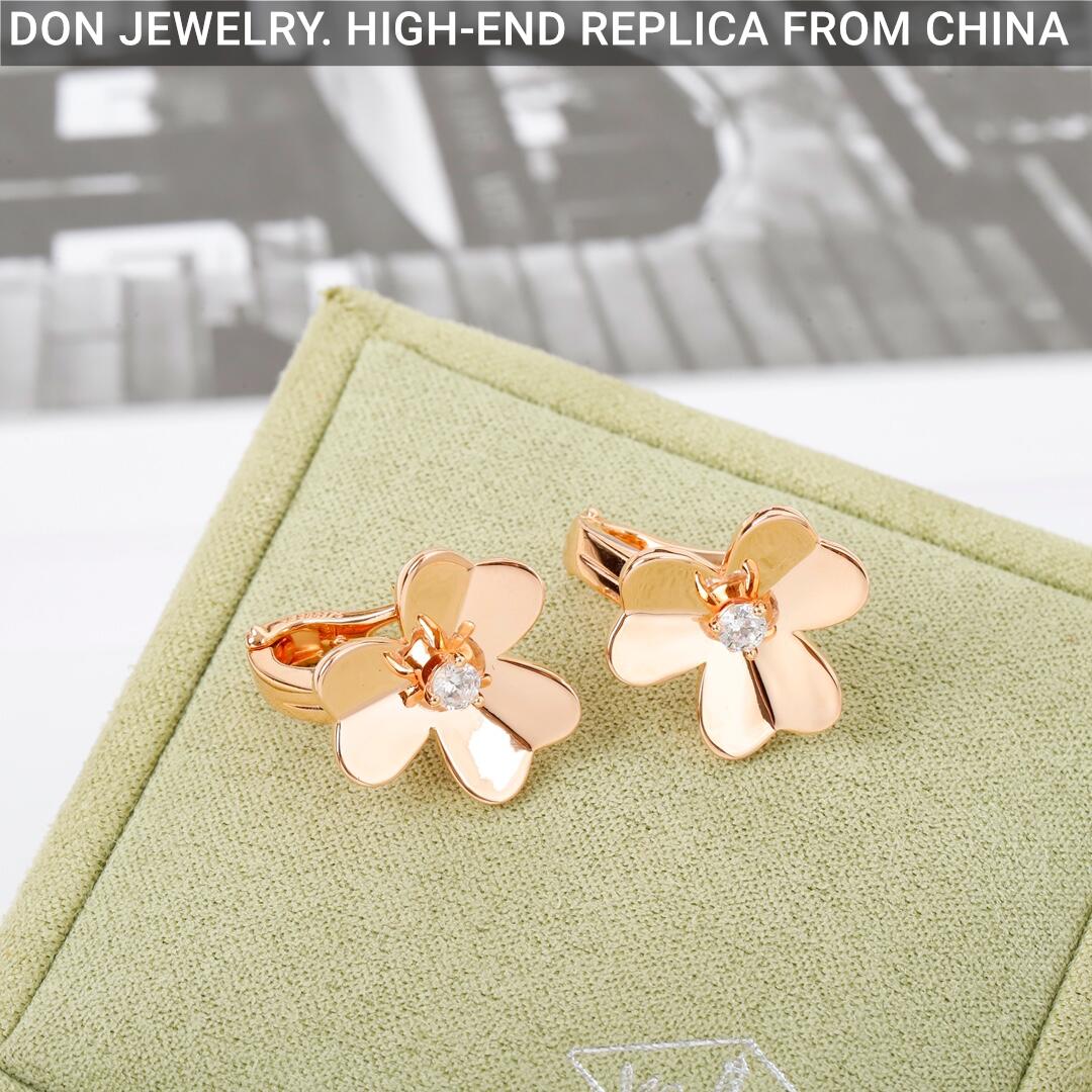 Van Cleef & Arpels Frivole earrings, small model