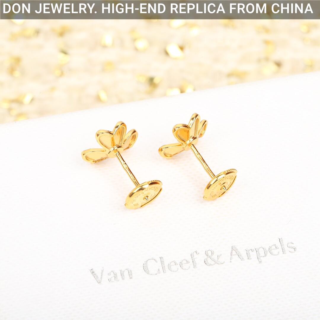 Van Cleef & Arpels Frivole earrings, mini model