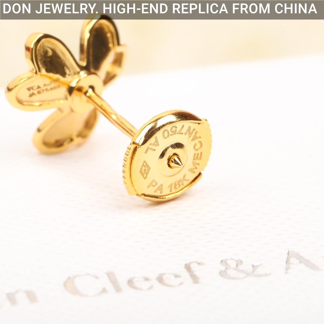 Van Cleef & Arpels Frivole earrings, mini model