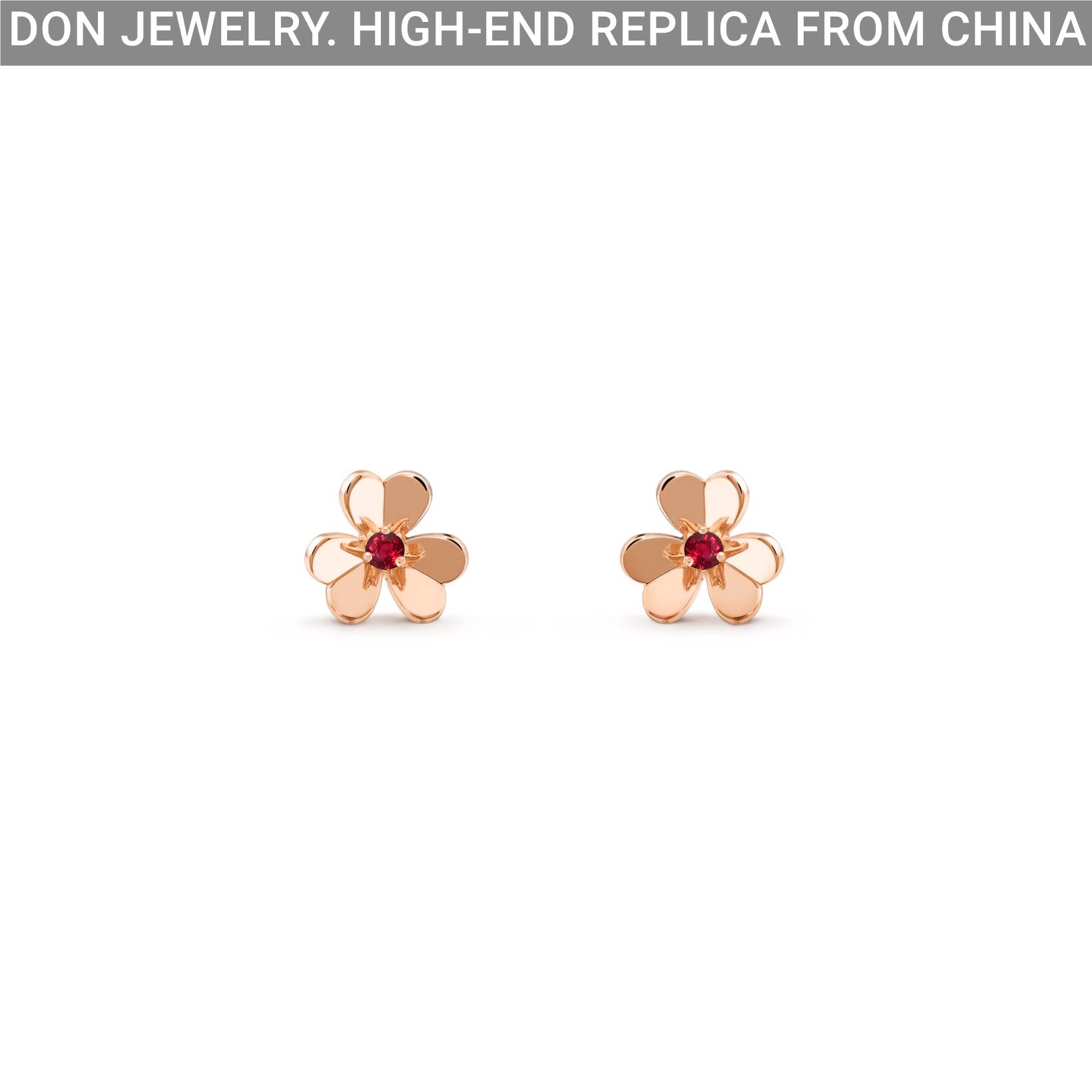 Van Cleef & Arpels Frivole earrings, mini model