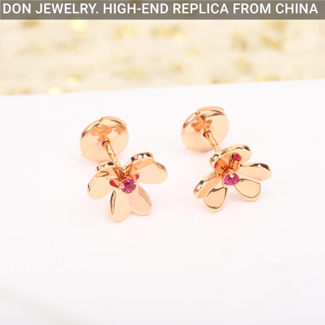 Van Cleef & Arpels Frivole earrings, mini model