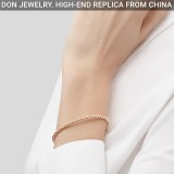 Van Cleef & Arpels Perlée pearls of gold bracelet, medium model