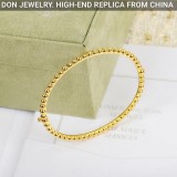 Van Cleef & Arpels Perlée pearls of gold bracelet, medium model