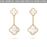 Van Cleef & Arpels Magic Alhambra earrings, 2 motifs