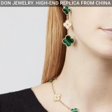 Van Cleef & Arpels Magic Alhambra earrings, 3 motifs