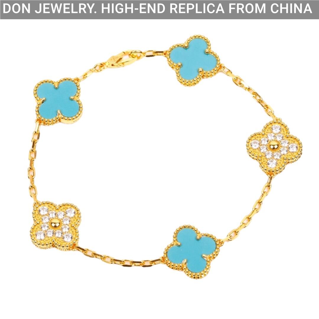 Van Cleef & Arpels Vintage Alhambra bracelet, 5 motifs