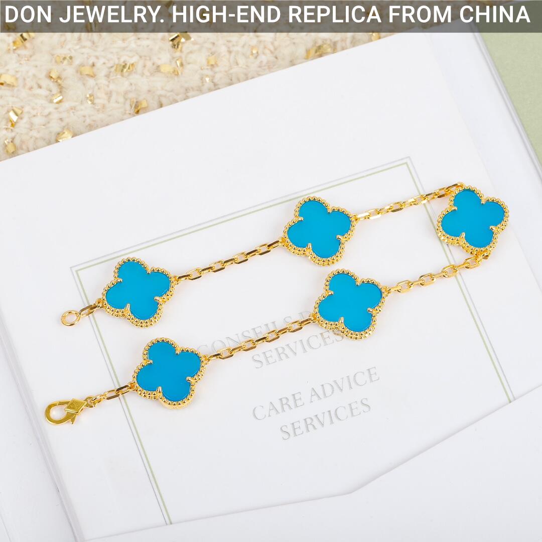 Van Cleef & Arpels Vintage Alhambra bracelet, 5 motifs