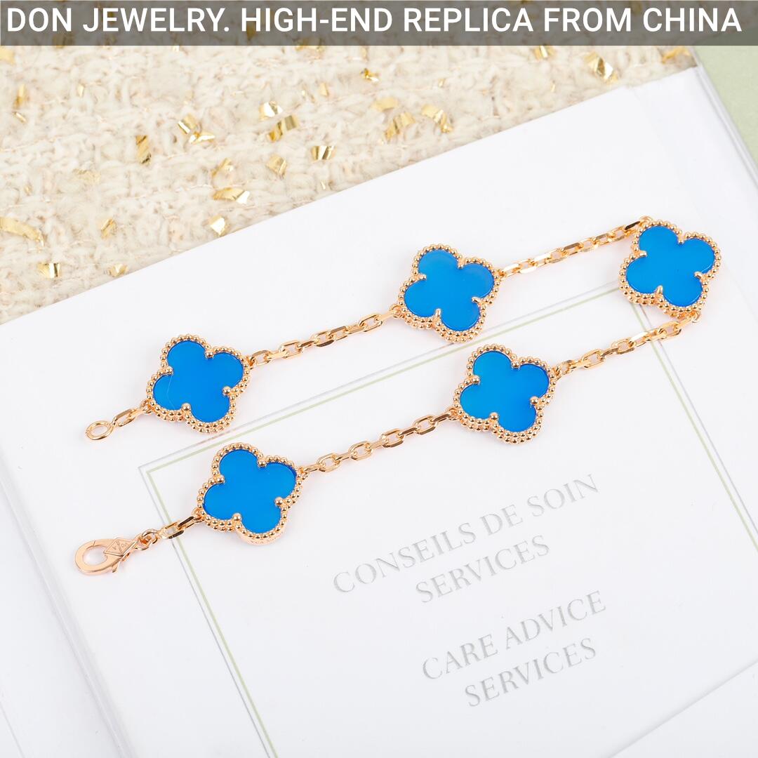 Van Cleef & Arpels Vintage Alhambra bracelet, 5 motifs