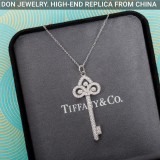 TIFFANY Keys Fleur de Lis Key necklace