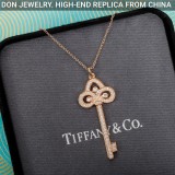 TIFFANY Keys Fleur de Lis Key necklace