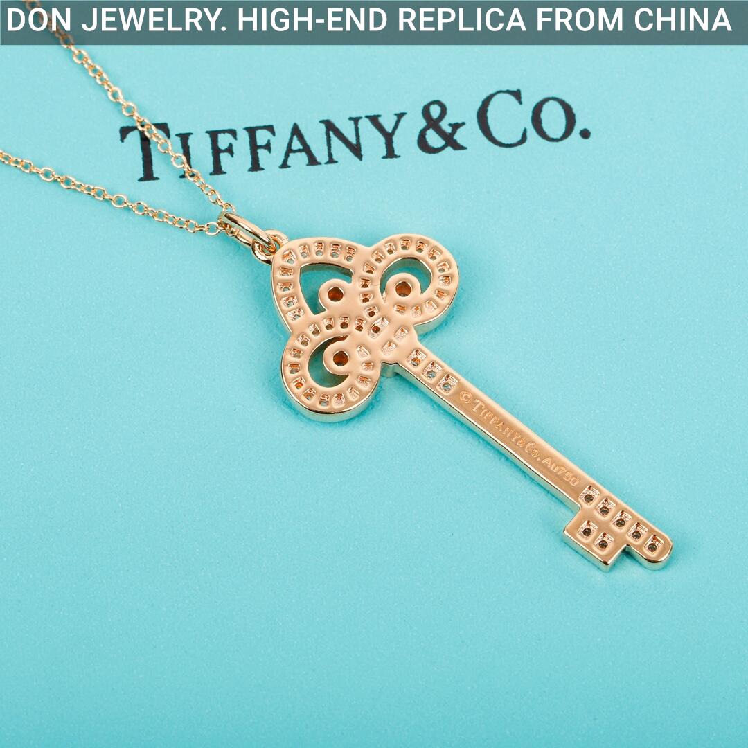 TIFFANY Keys Fleur de Lis Key necklace