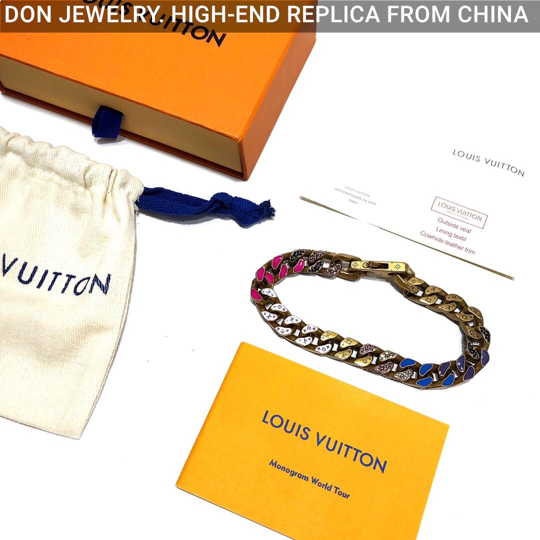 LOUIS VUITTON Patches chain bracelet