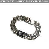 LOUIS VUITTON Monogram chain bracelet