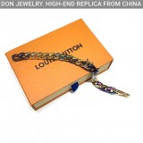 LOUIS VUITTON Patches chain bracelet / necklace