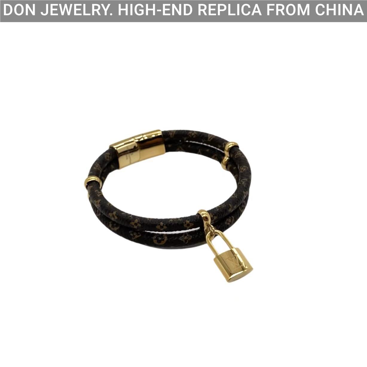 LOUIS VUITTON Lock Charm bracelet