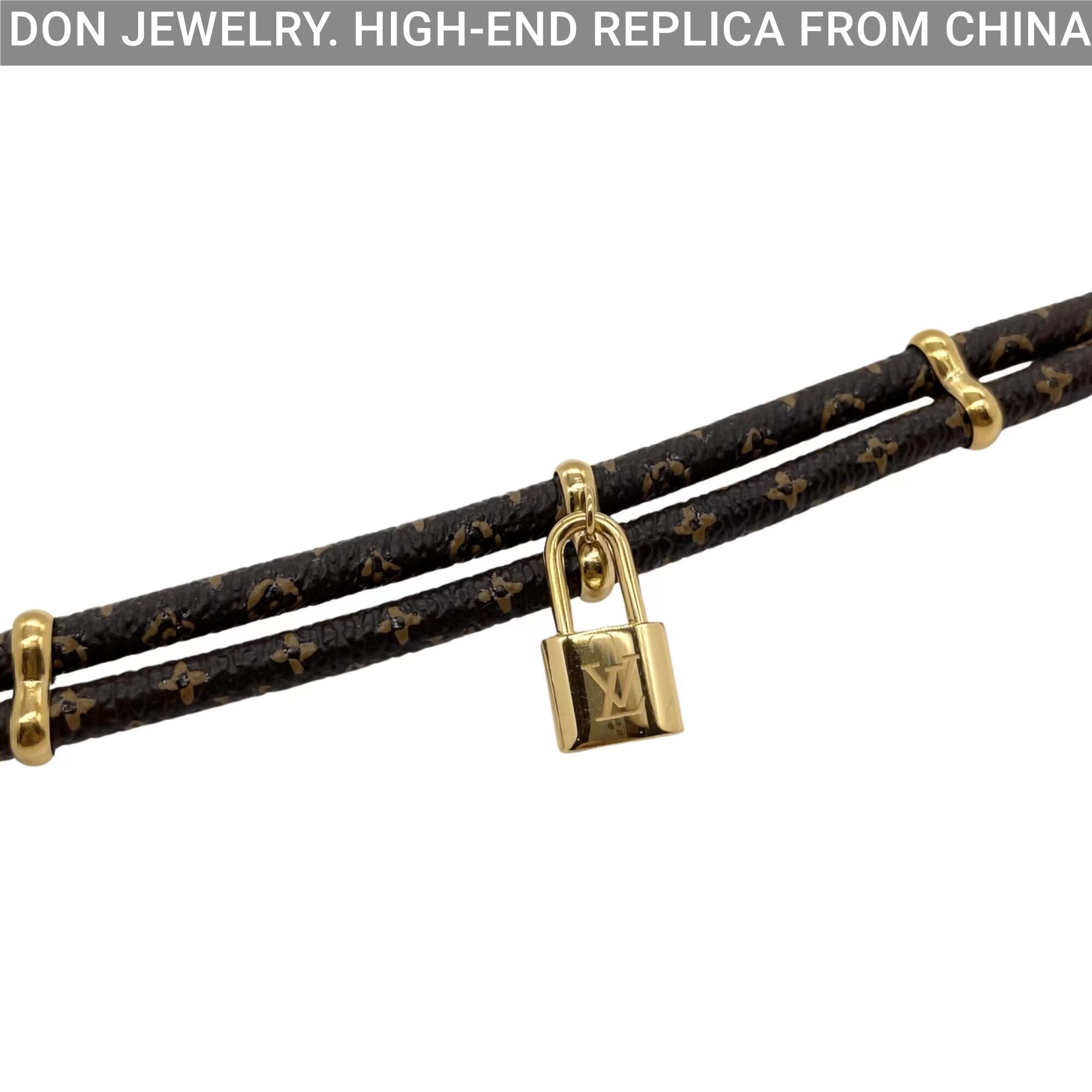 LOUIS VUITTON Lock Charm bracelet