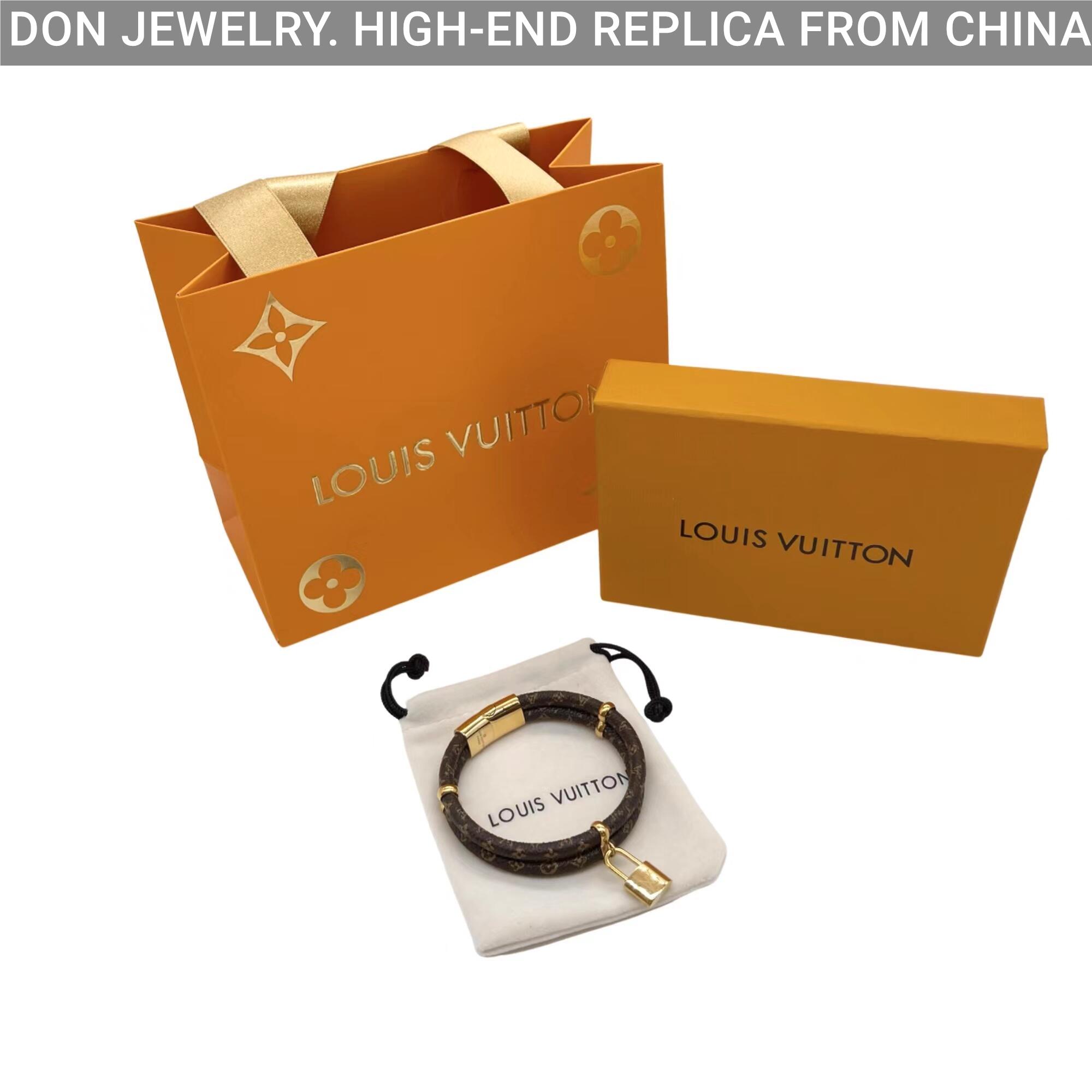 LOUIS VUITTON Lock Charm bracelet