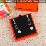 Hermes Ex-Libris earrings, small model