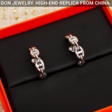 Hermes Chaine d'ancre Enchainee ear climber earrings